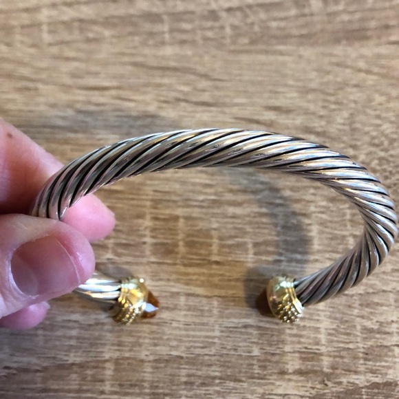 Very Rare David Yurman Cable Candle Cuff - Picture 7 of 8